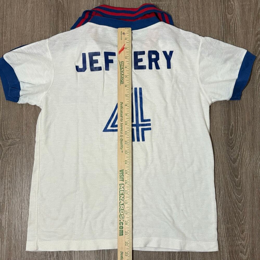 Vintage Soccer Jersey Crystal Lake Jeffery #4 Retro USA Made Tee - Picture 9 of 9